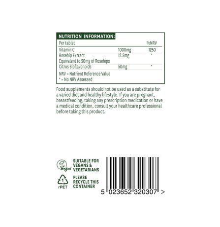Natures Aid Vitamin C 1000mg Low Acid - Image 3