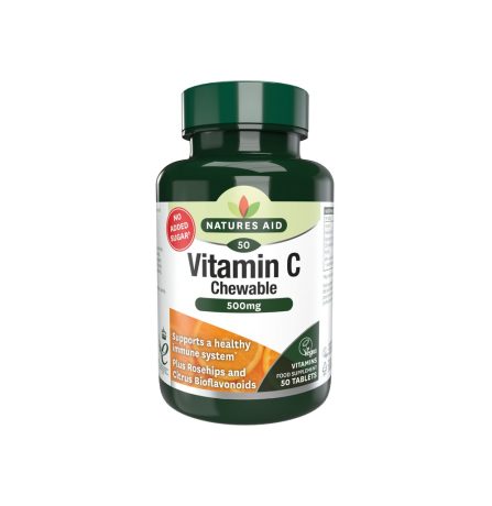 Natures Aid Vitamin C 500mg Chewable