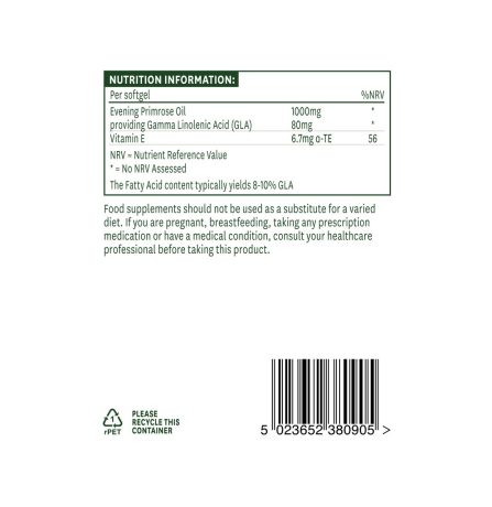 Natures Aid Evening Primrose Oil 1000mg - Image 3