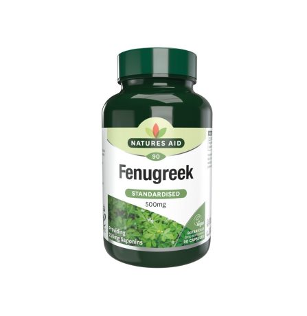 Natures Aid Fenugreek 500mg 90 Capsules