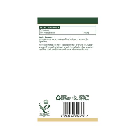 Natures Aid Organic Ultimate Superfoods 60 Capsules - Image 3