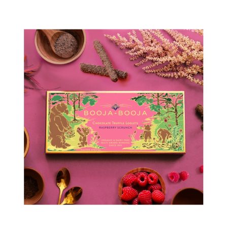 Booja-Booja Raspberry Scrunch Chocolate Truffle Loglets 115g