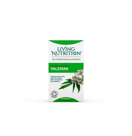 Living Nutrition Organic Fermented Valerian 60 Caps
