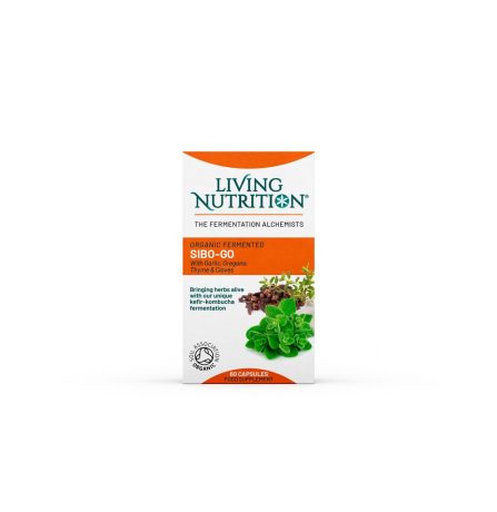 Living Nutrition Organic Fermented SIBO-GO 60 Caps