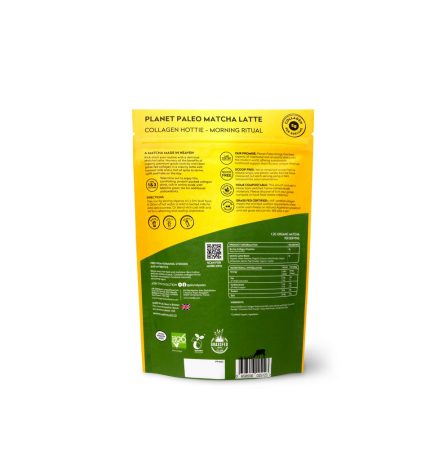 Planet Paleo Pure Collagen - Matcha Latte 225g - Image 2