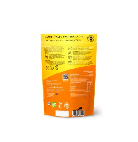 Planet Paleo Pure Collagen - Turmeric Latte 260g - Image 2