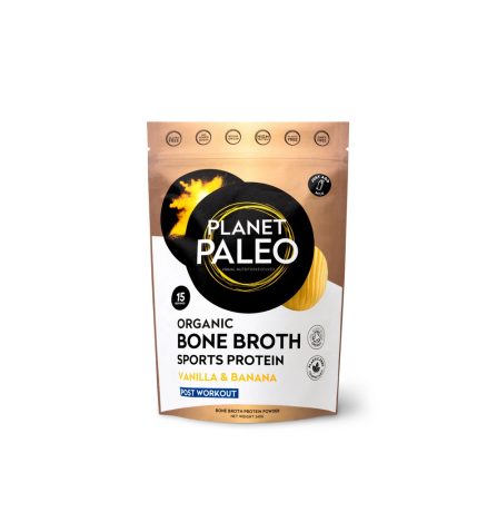 Planet Paleo Organic Bone Broth Sport Protein - Vanilla & Banana