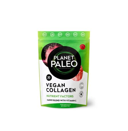 Planet Paleo Vegan Collagen Factors - Strawberry 231g