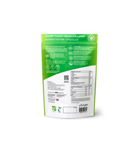 Planet Paleo Vegan Collagen Factors - Chocolate 255g - Image 2