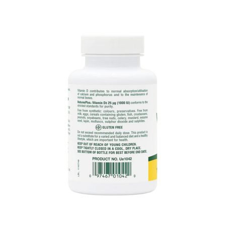 Nature's Plus Vitamin D3 1000IU 180 Softgels - Image 4