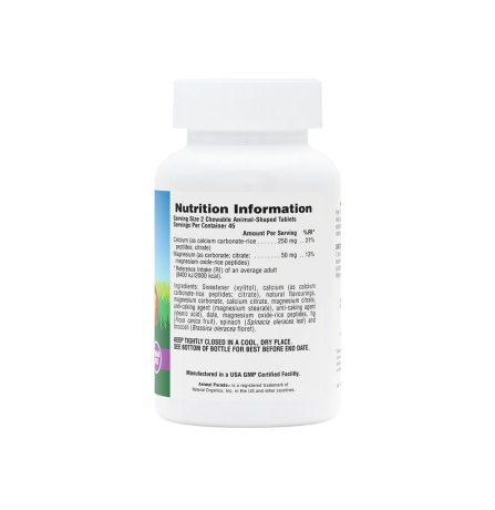 Nature's Plus Animal Parade Sugar Free Calcium 90 Chewables - Image 2
