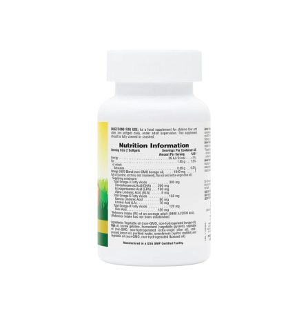 Nature's Plus Animal Parade Omega Junior 90 Softgels - Image 2