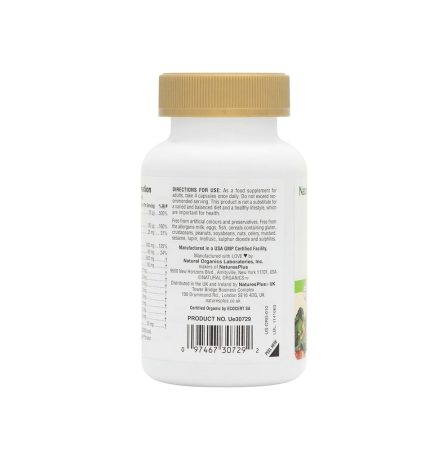 Nature's Plus Source Of Life Garden Organic Bone Support 120 Capsules - Image 2