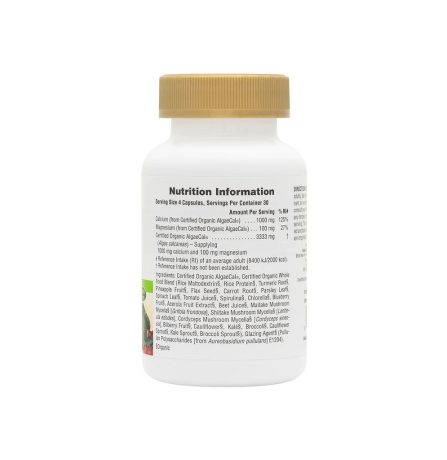 Nature's Plus Source Of Life Garden Organic Calcium 1000mg 120 Capsules - Image 3