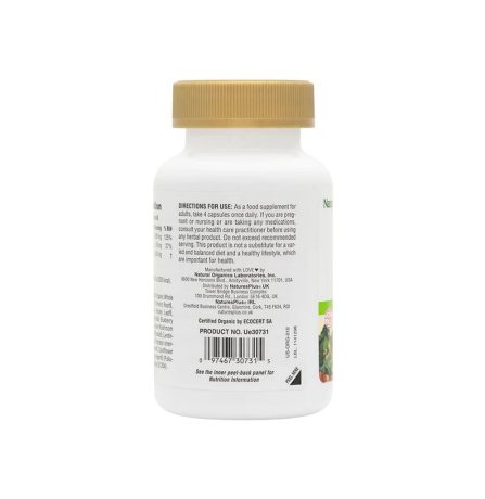 Nature's Plus Source Of Life Garden Organic Calcium 1000mg 120 Capsules - Image 2