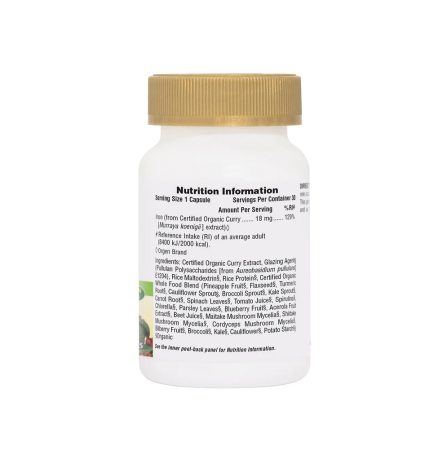 Nature's Plus Source Of Life Garden Organic Iron 18mg 30 Capsules - Image 2