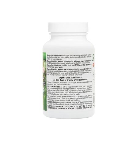 Nature's Plus Ultra Juice Green Organic 90 Tablets - Image 2
