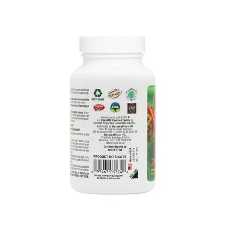 Nature's Plus Ultra Juice Green Organic 90 Tablets - Image 3