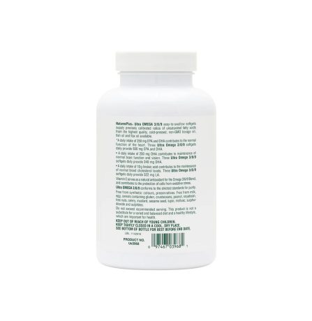 Nature's Plus Ultra Omega 3/6/9 1200mg - Image 6