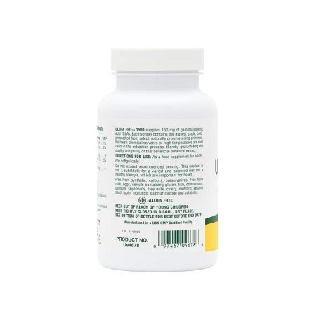 Nature's Plus Ultra E.P.O. 1500mg 60 Softgels - Image 3