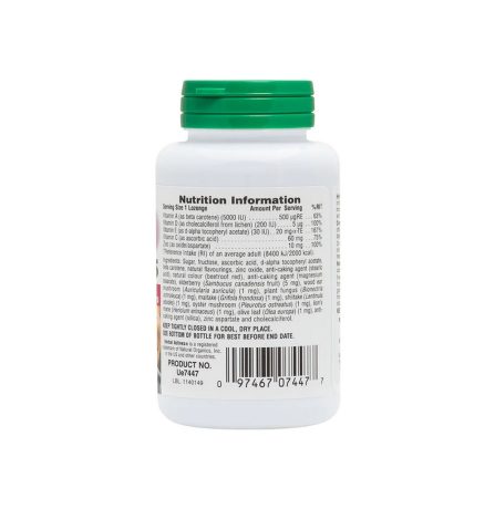 Nature's Plus Herbal Active Immunactin Zinc 60 Lozenges - Image 3
