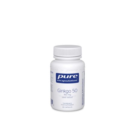 Pure Encapsulations Ginkgo 50 160 mg 60 Capsules