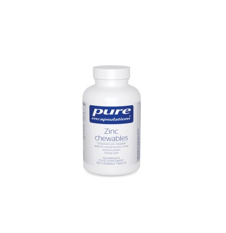 Pure Encapsulations Zinc Chewables 100 Chewable Tablets