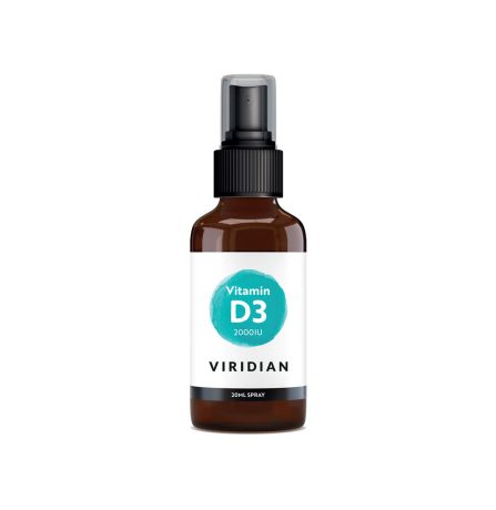 Viridian Vitamin D3 2000IU Spray 20ml