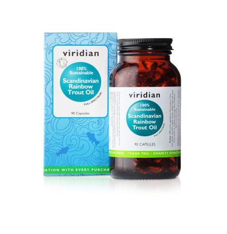 Viridian Scandinavian Rainbow Trout Oil 90 Capsules