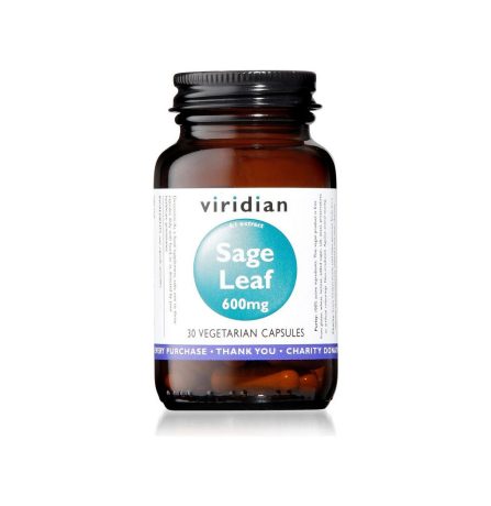 Viridian Sage Leaf Extract 600mg