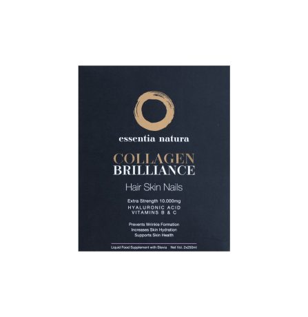 Essentia Natura Collagen Liquid Food Supplement for Hair, Skin & Nails - Brilliance - 2x250ml