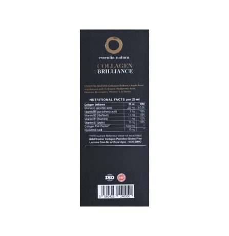 Essentia Natura Collagen Liquid Food Supplement for Hair, Skin & Nails - Brilliance - 2x250ml - Image 3