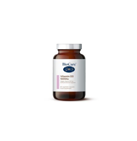 BioCare Vitamin D3 1000iu  60 Capsules