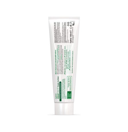 Aloe Dent Triple Action Aloe Vera Gel Toothpaste Fluoride Free - Image 2