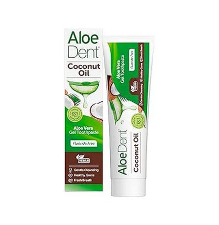Aloe Dent Coconut Oil Aloe Vera Gel Toothpaste Fluoride Free
