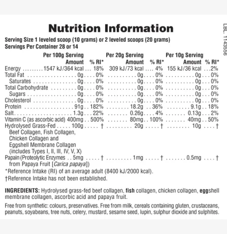 Nature's Plus Collagen Powder 294g - Image 4