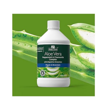 Aloe Pura Aloe Vera Peppermint & Chamomile 500ml - Image 3