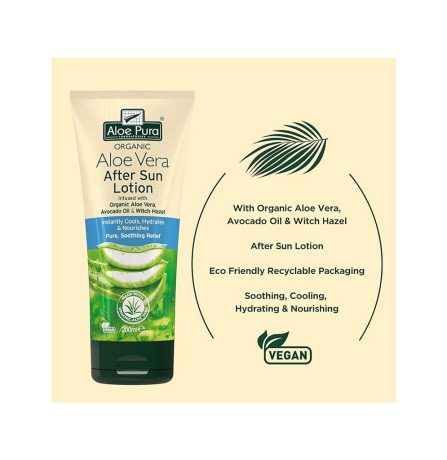Aloe Pura Aloe Vera After Sun Lotion 200ml - Image 3