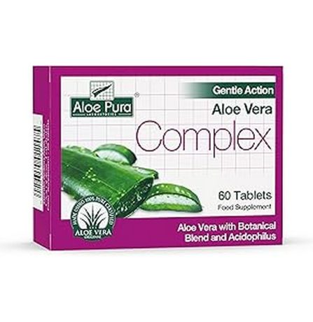 Aloe Pura  Aloe Vera Gentle Action Complex 60 Tablets