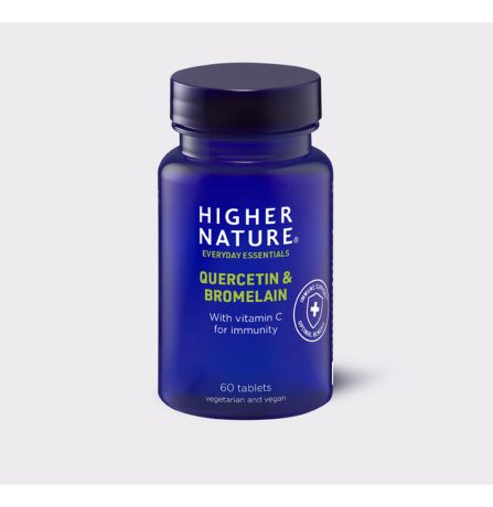 Higher Nature Quercetin & Bromelain 60 Capsules
