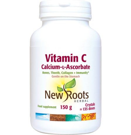 New Roots Vitamin C - Calcium-L-Ascorbate Crystals 150g