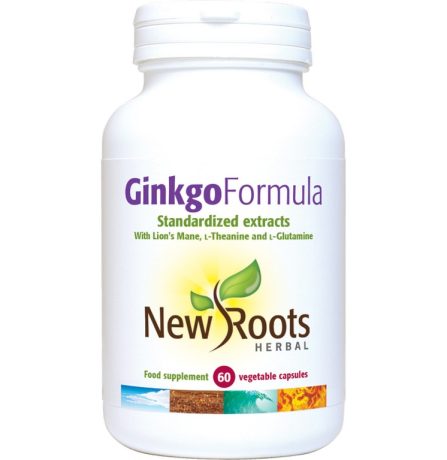 New Roots Ginkgo Formula 60 Veg Capsules