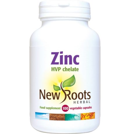 New Roots Zinc HVP Chelate 100 Veg Capsules