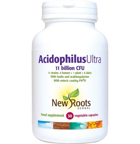 New Roots Acidophilus Ultra 30 Veg Capsules