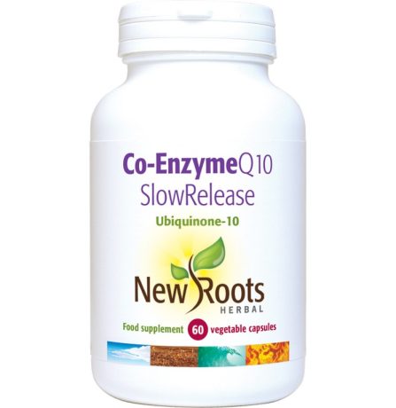 New Roots Co-Enzyme Q10 Slow Release 60 Veg Capsules