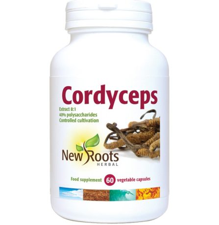 New Roots Cordyceps 500 mg 60 Veg Capsules