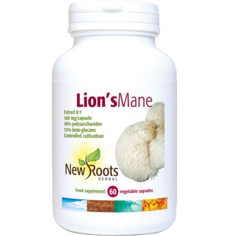 New Roots Lion's Mane 60 Veg Capsules