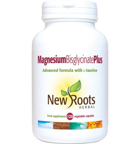 New Roots Magnesium Bisglycinate Plus 120 Veg Capsules