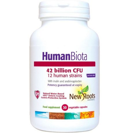 New Roots Human Biota 30 Veg Capsules