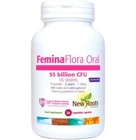 New Roots Femina Flora Oral  30 Veg Capsules